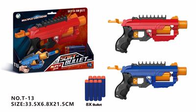 SOFT BULLET GUN (WITH 8 BULLETS) - OBL865214