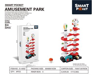 FUN AMUSEMENT PARK ROLLER COASTER - OBL865340