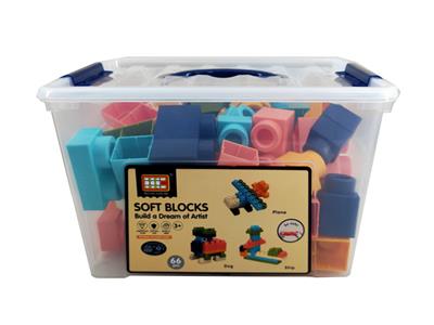 SOFT GLUE BLOCKS (66PCS) - OBL865823