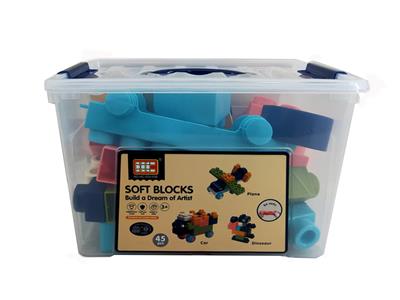 SOFT GLUE BLOCKS (45PCS) - OBL865824