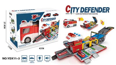 Fire alloy deformation track to collect cars - OBL865933