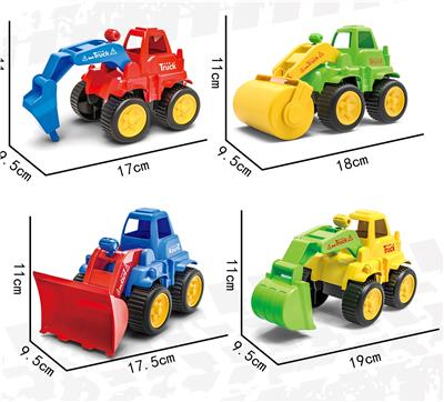 SLIDING CARTOON ENGINEERING CAR - OBL865982