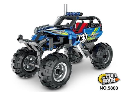 BUILDING BLOCK HUILI BIG WHEEL OFF ROAD VEHICLE - OBL866006