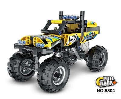 BUILDING BLOCK HUILI BIG WHEEL OFF ROAD VEHICLE - OBL866007
