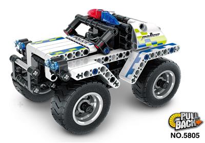 BUILDING BLOCK HUILI POLICE CAR - OBL866008