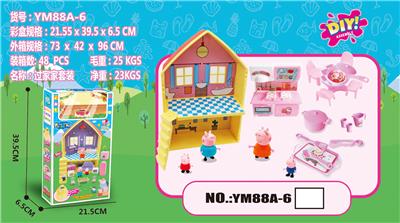 小猪一家/厨房餐桌餐具

 - OBL866204