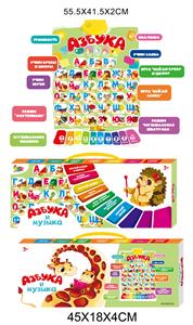 RUSSIAN ALPHABET LEARNING WALL CHART - OBL866599