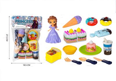 ICE SNOW PRINCESS (22 PIECE SET OF CAKE AND DESSERT) - OBL866607