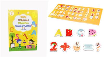 WOODEN MAGNETIC ALPHANUMERIC BOOK - OBL866635