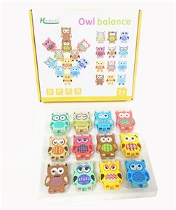 WOODEN OWLS STACK UP - OBL866636