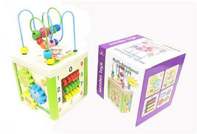 WOODEN MULTI-FUNCTIONAL FOUR-SIDED AROUND THE BEADS - OBL866651