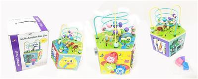 WOODEN MULTI-FUNCTIONAL FIVE-SIDED BEADED MUSIC - OBL866654