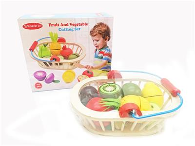 WOODEN FRUIT BASKET A - OBL866665