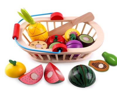 WOODEN FRUIT BASKET B - OBL866666