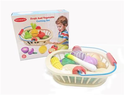 WOODEN VEGETABLE BASKET - OBL866667