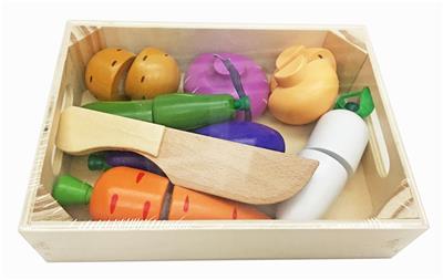 WOODEN VEGETABLES CUT CELE B - OBL866671