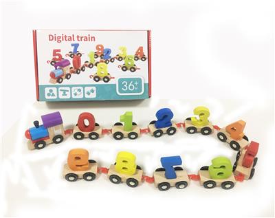 WOODEN DIGITAL TRAIN - OBL866677