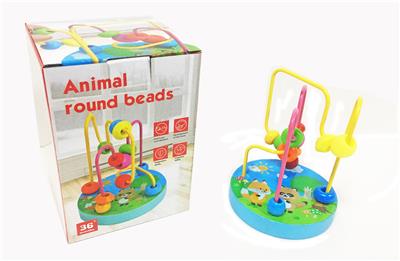 SMALL BEADS OF WOODEN ANIMALS - OBL866680