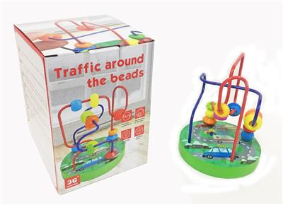 WOODEN TRAFFIC AROUND THE BEADS - OBL866681
