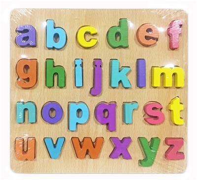 WOODEN SMALL LOWERCASE LETTER COLLAGE - OBL866686