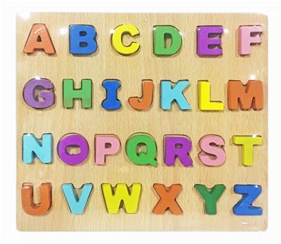 A COLLAGE OF WOODEN SMALL CAPITAL LETTERS - OBL866687