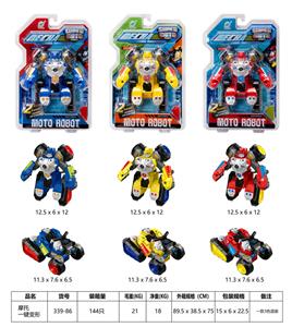 THE MOTORCYCLE IS DEFORMED AT THE TOUCH OF A BUTTON - OBL866756