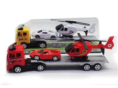 Vehicle mounted taxiing sports car aircraft with inertia tractor - OBL867040