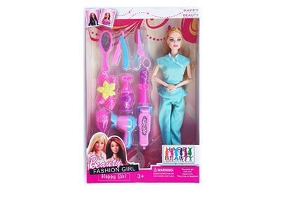 11.5-INCH REAL BODY 9-JOINT CASUAL BARBIE WITH BLISTER ACCESSORIES - OBL867102