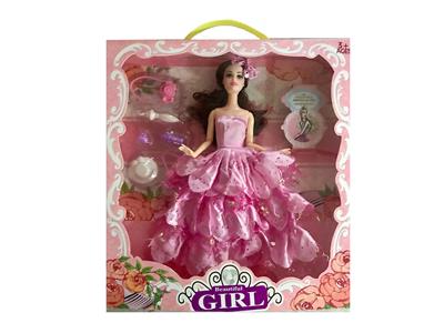 11.5 SOLID BODY 12 JOINT WEDDING BARBIE WITH BLISTER ACCESSORIES - OBL867112