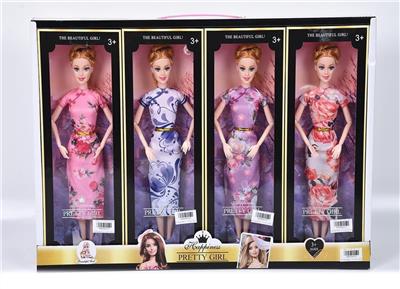 11.5-INCH SOLID 9-JOINT CHEONGSAM BARBIE - OBL867113