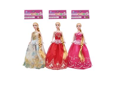 11.5-INCH LIVE HAND PRINCESS WITH LONG HAIR - OBL867127