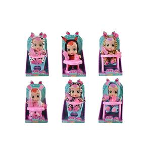10 INCH ENAMEL WILL CRY BABY WITH 4 VOICE IC CLOTHES WITH TAIL 3 ACCESSORIES - OBL867151