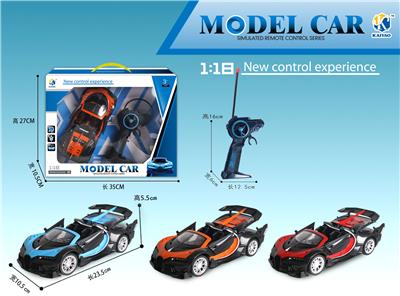 1:18布加迪（敞篷）三开门五通遥控车 - OBL867303