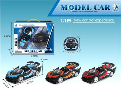 1:18布加迪（敞篷）三开门五通遥控车 - OBL867305