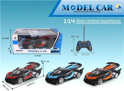 1:14布加迪（硬顶）三开门五通遥控车 - OBL867325