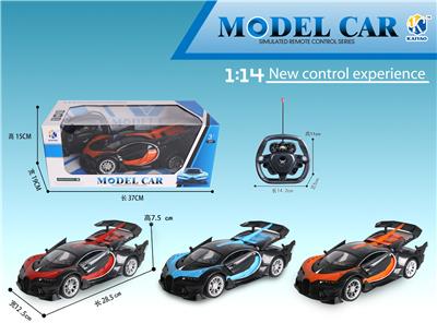 1:14布加迪（硬顶）三开门五通遥控车 - OBL867327