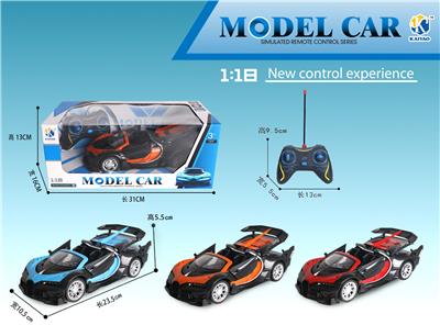 1:18布加迪（敞篷）三开门五通遥控车 - OBL867335