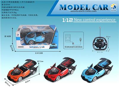 1:12布加迪（敞篷）三开门五通遥控车 - OBL867344