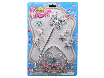 ASSEMBLY OF BUTTERFLY CROWN MAGIC WAND - OBL867413