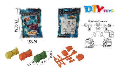 DIY SELF-LOADING POWER MOTORCYCLE DIY SELF-LOADING ROBOT CEMENT TRUCK - OBL867611