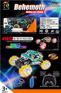 1:14遥控8通横走明轮灯光攀爬车 - OBL867864