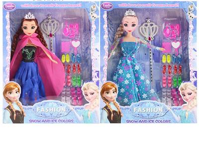 11.5-INCH ICE SNOW PRINCESS WITH PLASTIC PARTS - OBL867884
