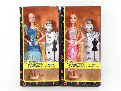 HIGH END 11.5 INCH LONG BRAIDED 10 JOINT FASHION BARBIE WITH KOALA - OBL867885