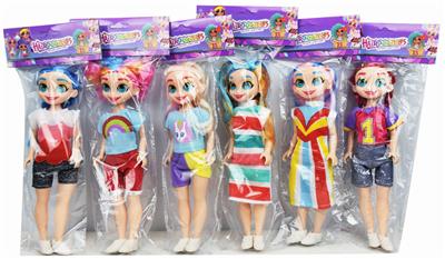 9 INCH HAIRDRESSING DOLLS (6 MIXED) - OBL867926