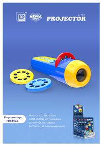 8 PROJECTED FLAT FLASHLIGHTS - OBL868460