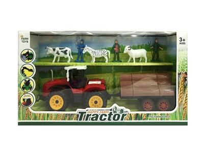 THE FARMERS CART HAULS THE FIR MAN, THE CATTLE, THE HORSES AND THE SHEEP - OBL868501