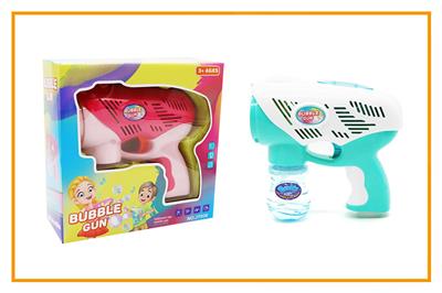 SOLID COLOR FIVE HOLE SPRAY PAINT WITH MUSIC LIGHT SINGLE BOTTLE WATER SPACE BUBBLE GUN (ABS) WITH MUSIC - OBL868811