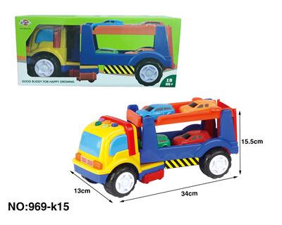 CARTOON MUSIC FLATBED TRAILER AND (4 CARTS) - OBL869263