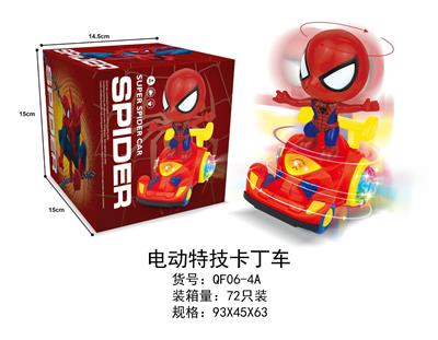 SPIDER-MAN STUNT SPIN GO-KART (2-COLOR MIX) - OBL869421