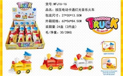 PRESS ELECTRIC LIGHT MUSIC CARTOON TRAIN - OBL869576
